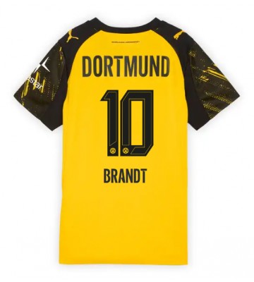 Lacne Ženy Futbalové dres Borussia Dortmund Julian Brandt #10 2025-26 Krátky Rukáv - Domáci